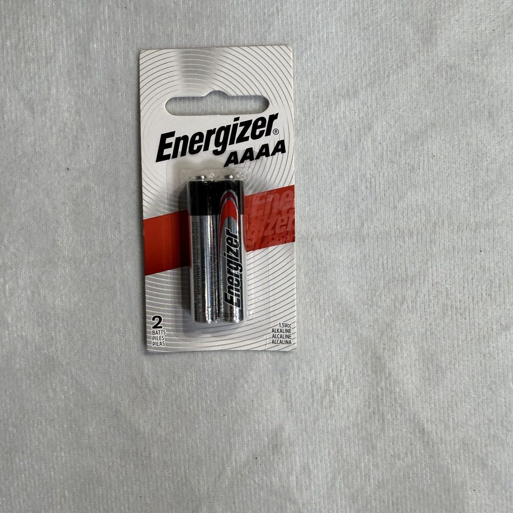 Energizer (2-Pack) AAAA Quadruple A Batteries‎ NEW